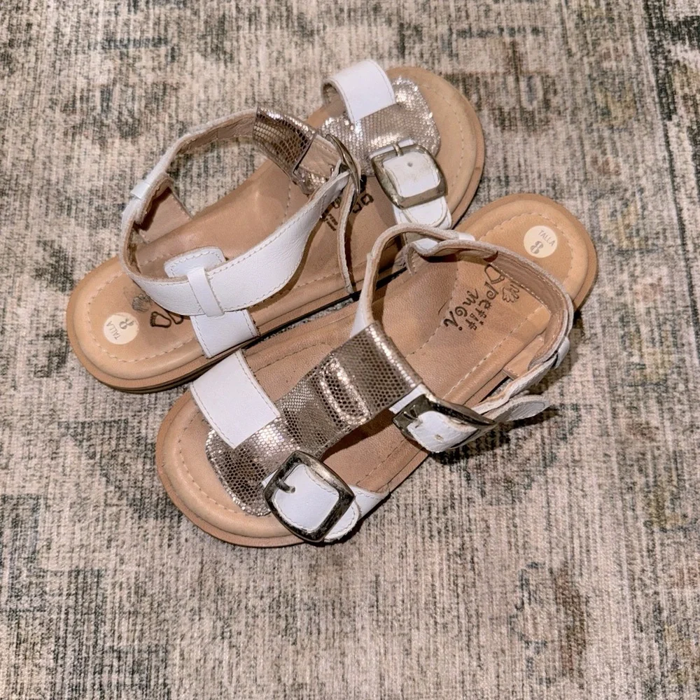 Petit Mai grill Summer Leather Sandals Size 8